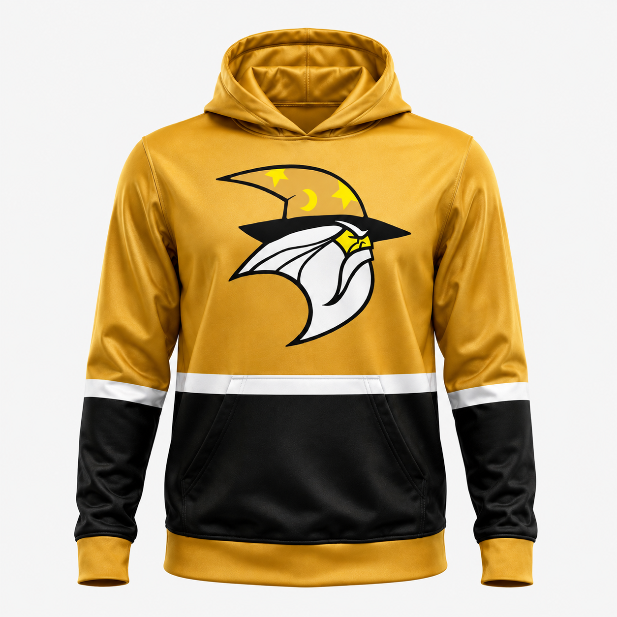 Gold & Black Custom Team Hoodie