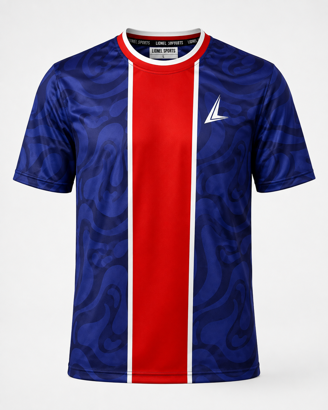 Blue & Red Center Stripe Team Jersey