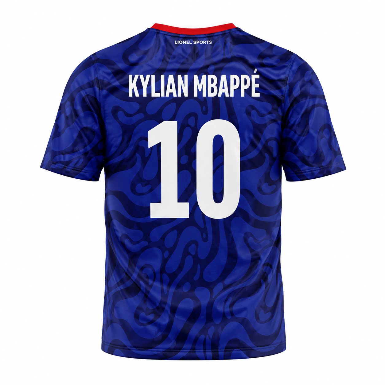 Blue & Red Center Stripe Team Jersey - Image 3