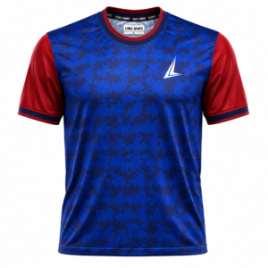 Royal Blue & Red Contrast Team Jersey