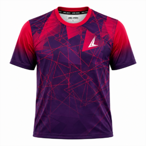 Purple & Red Geometric Team Jersey