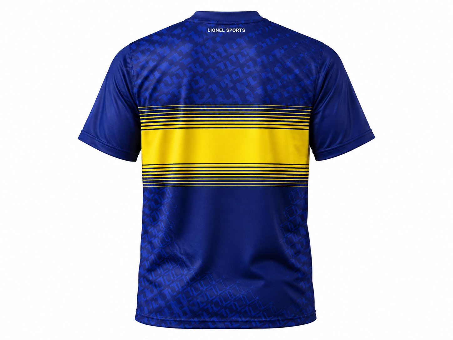 Navy Blue & Yellow Performance Training Shirt - Image 3