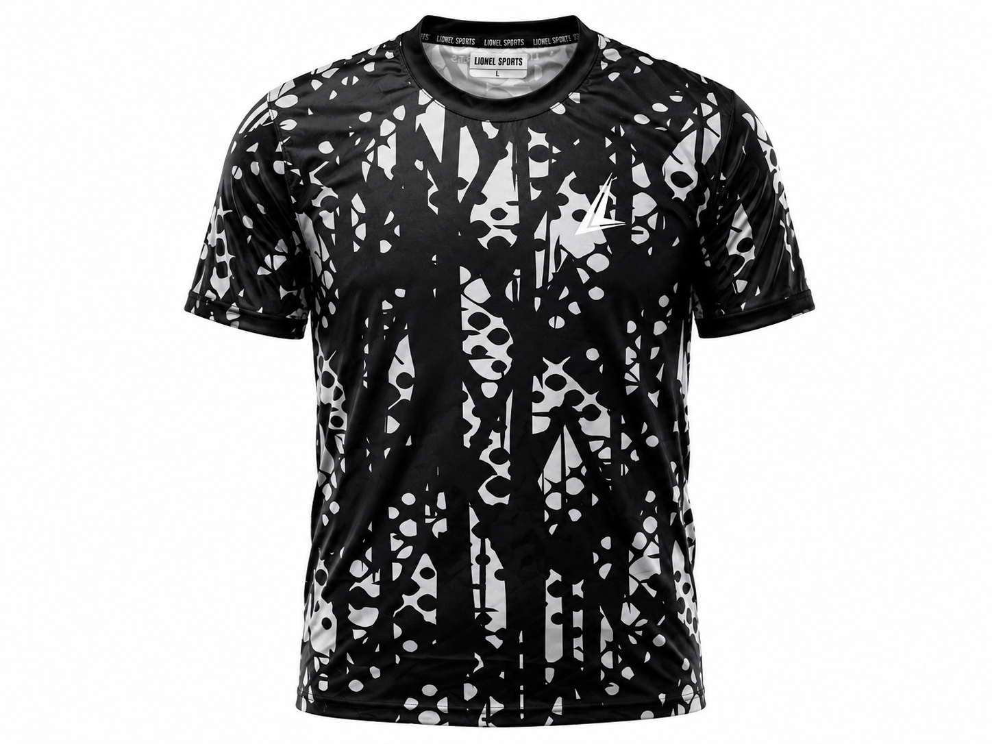 Black & White Abstract Performance Training Shirt
