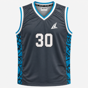 Black & Blue Number 30 Basketball Team Jersey
