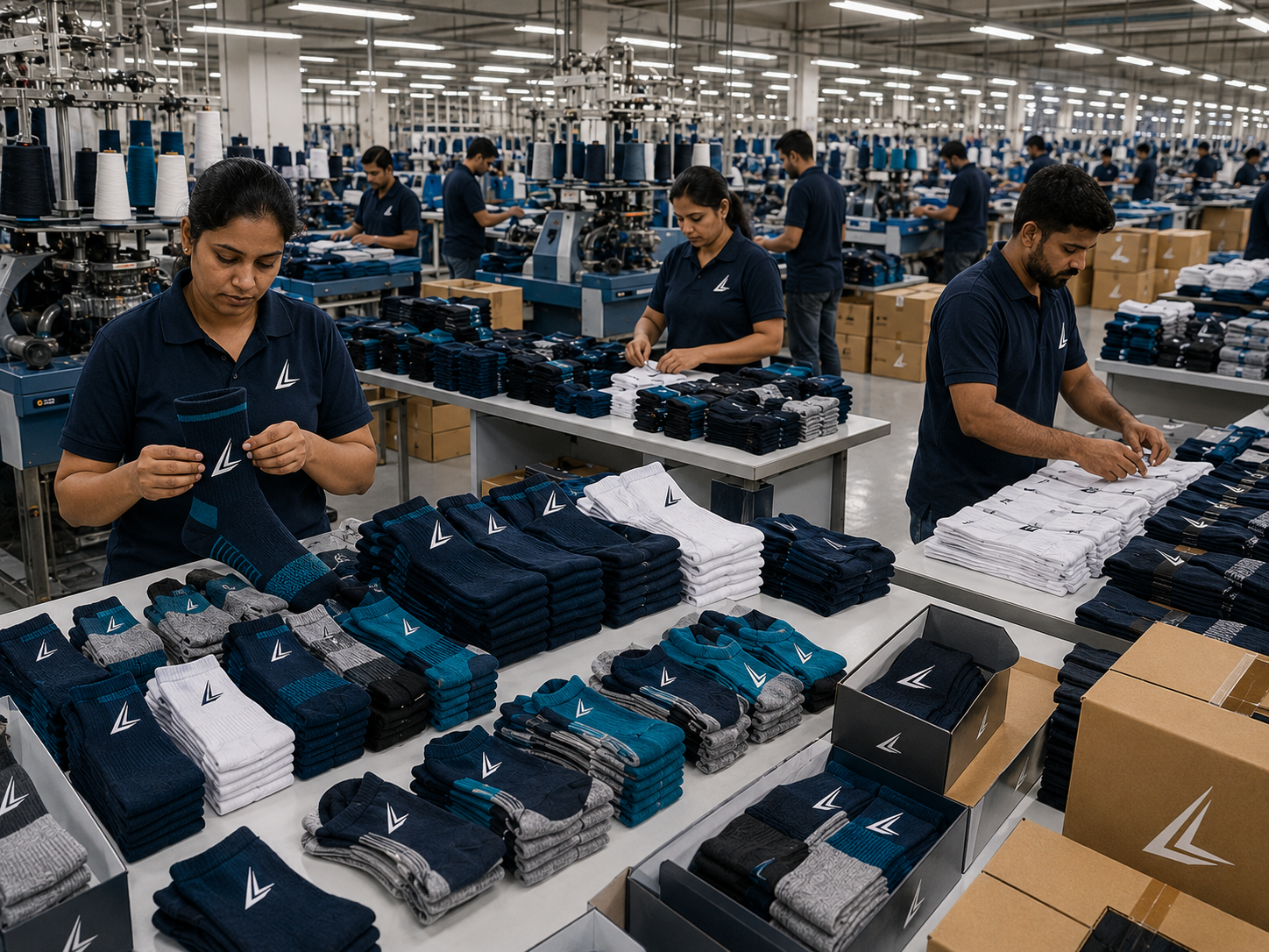 Custom Sports Socks Manufacturing
